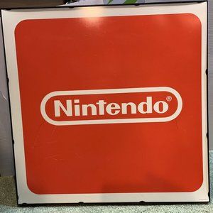 “Nintendo” 2015 Sign 24” X 24” Framed advertising sign 1” Plastic Store Display!